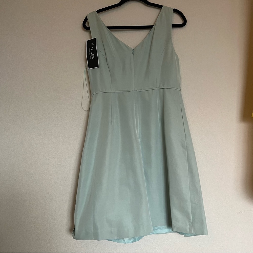 J.Crew mint green cocktail wedding and party dress - Picture 3 of 6